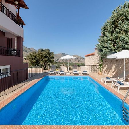 Villa Kermes Heated Pool Kournas Экстерьер фото