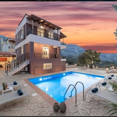 Villa Kermes Heated Pool Kournas Экстерьер фото