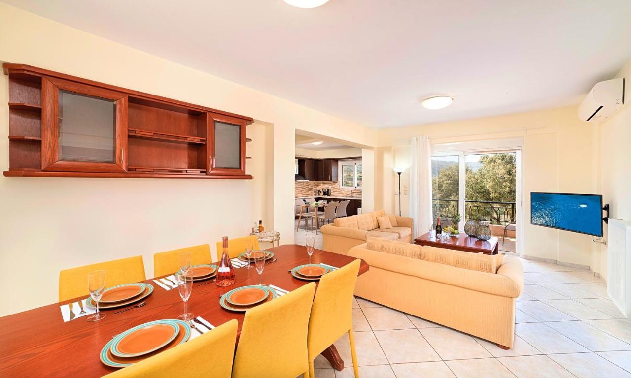 Villa Kermes Heated Pool Kournas Экстерьер фото