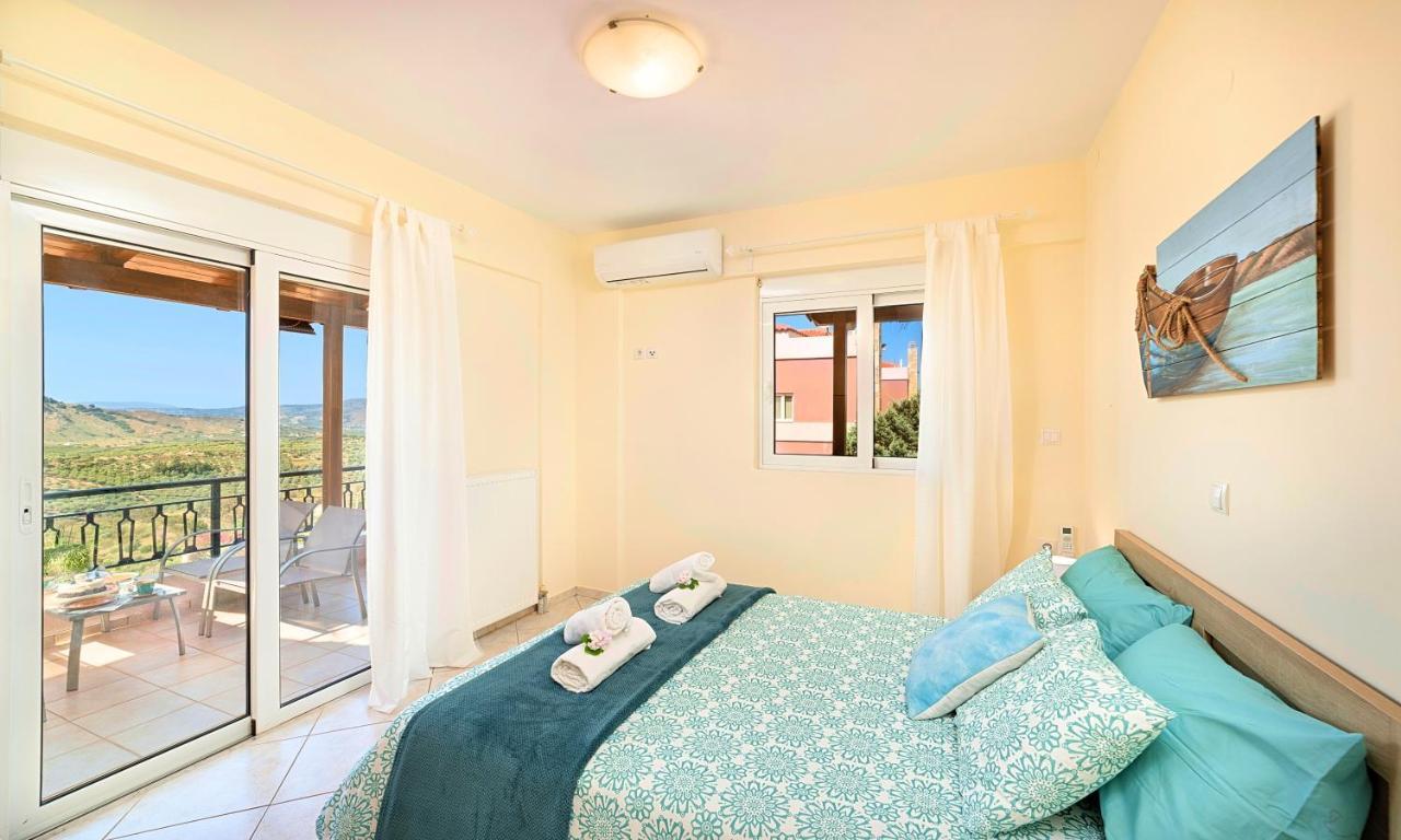 Villa Kermes Heated Pool Kournas Экстерьер фото