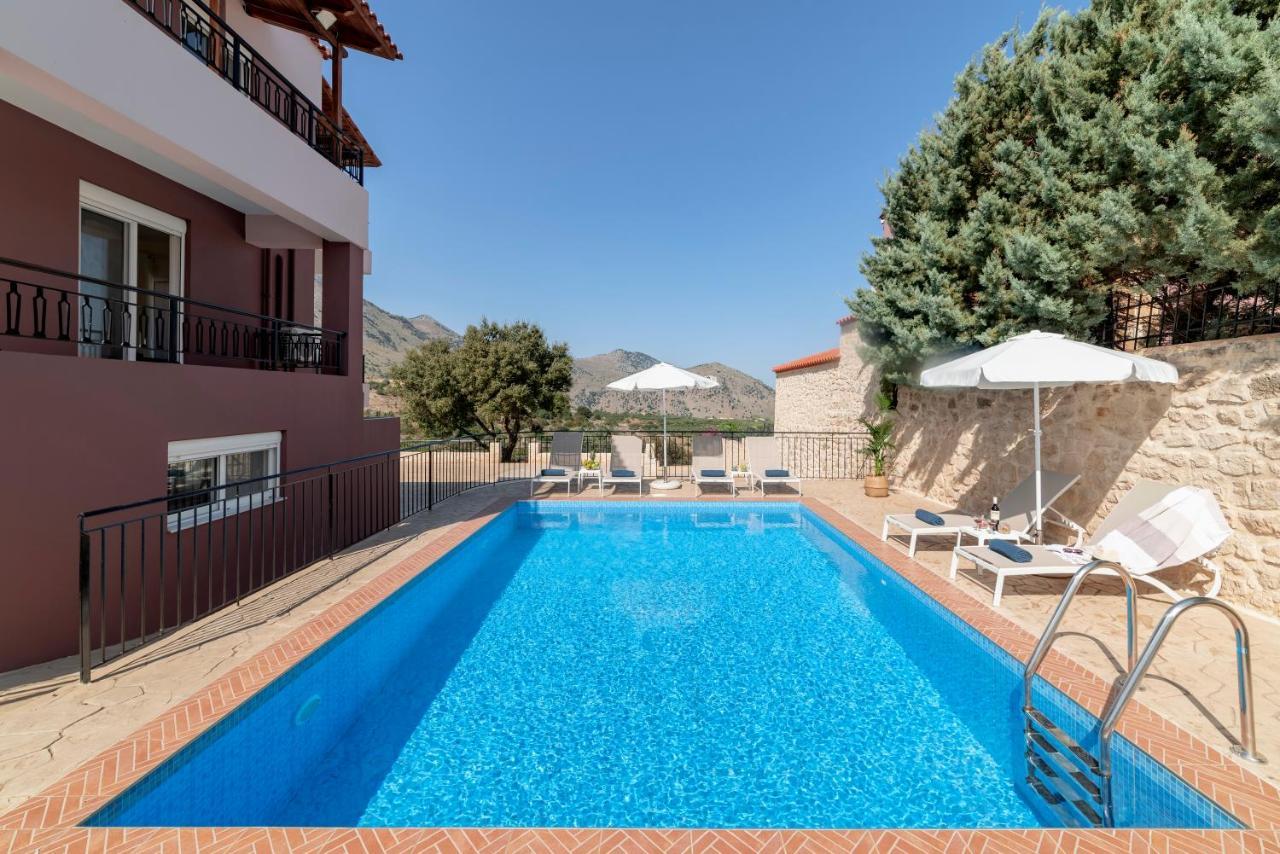 Villa Kermes Heated Pool Kournas Экстерьер фото