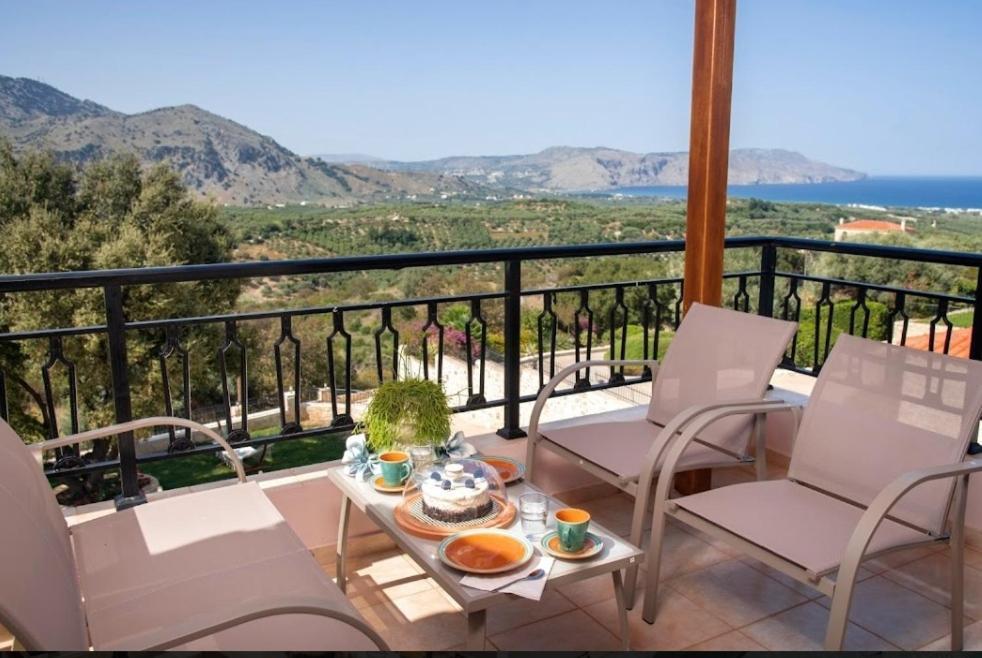 Villa Kermes Heated Pool Kournas Экстерьер фото