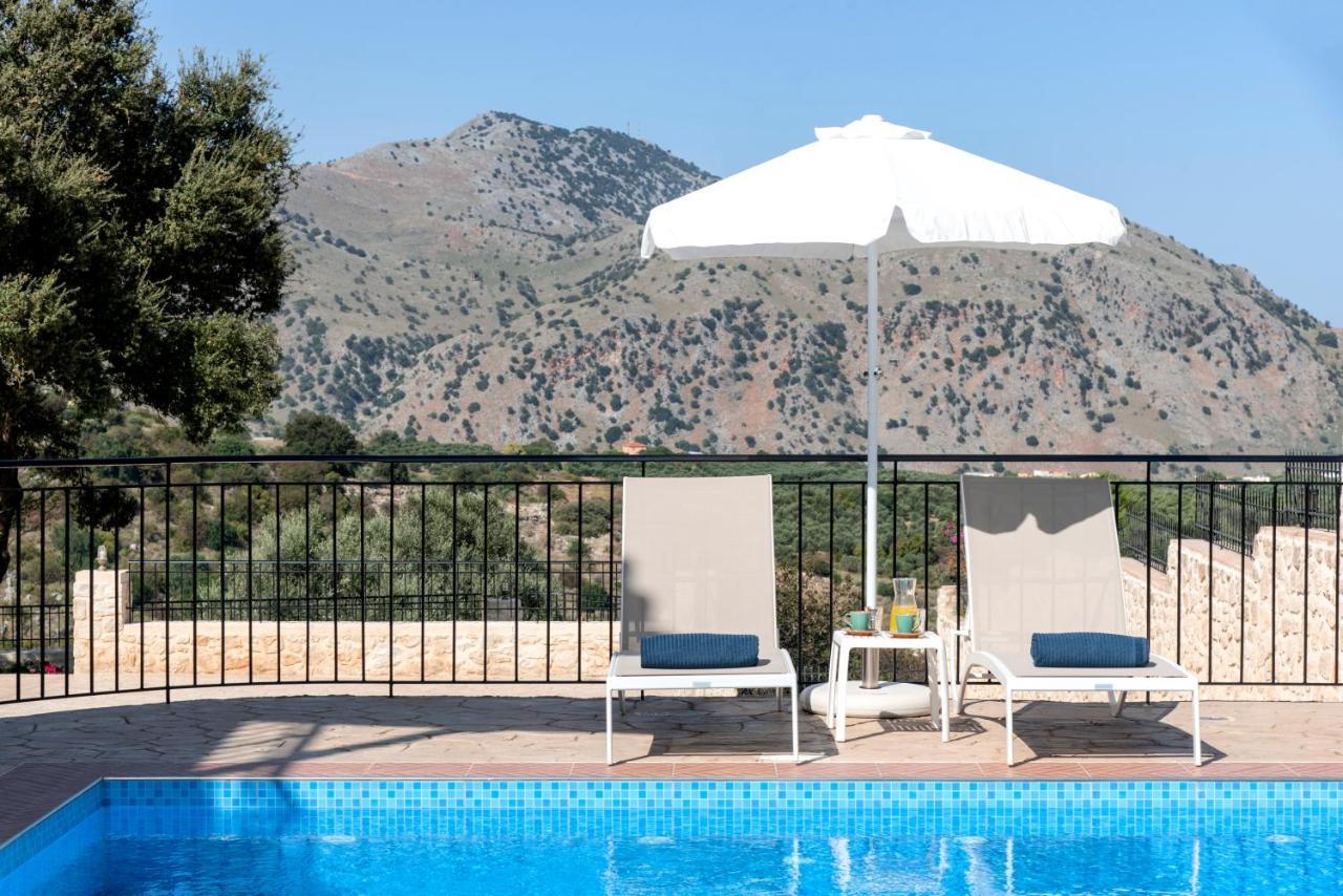 Villa Kermes Heated Pool Kournas Экстерьер фото