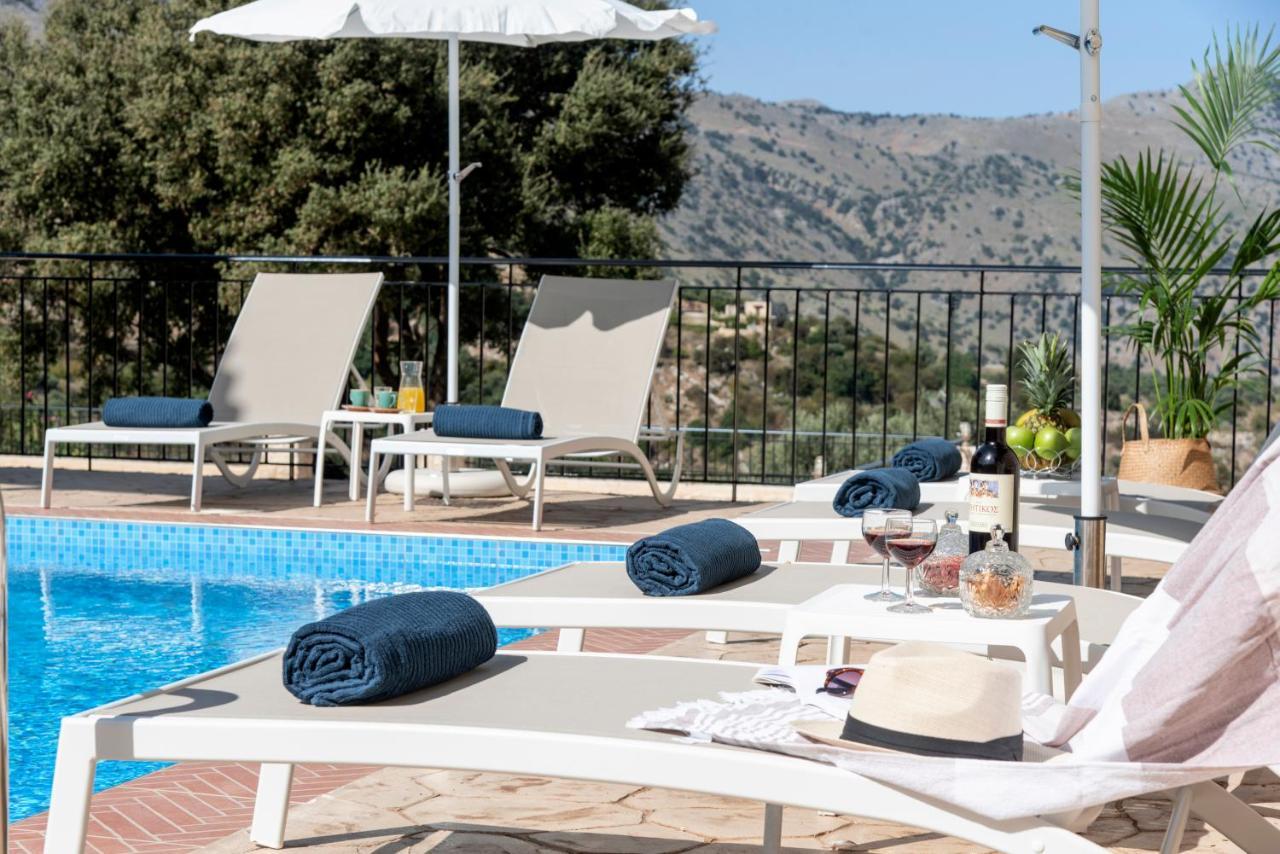 Villa Kermes Heated Pool Kournas Экстерьер фото