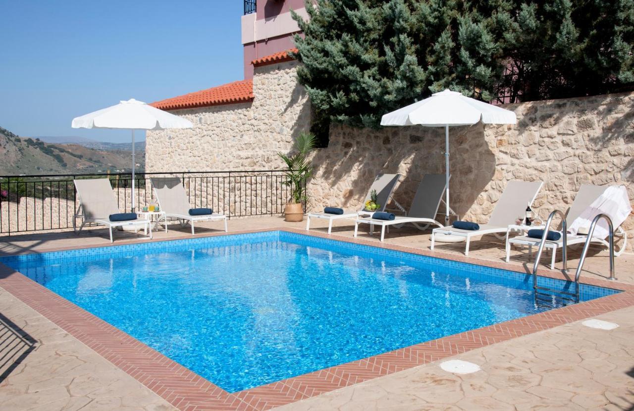 Villa Kermes Heated Pool Kournas Экстерьер фото