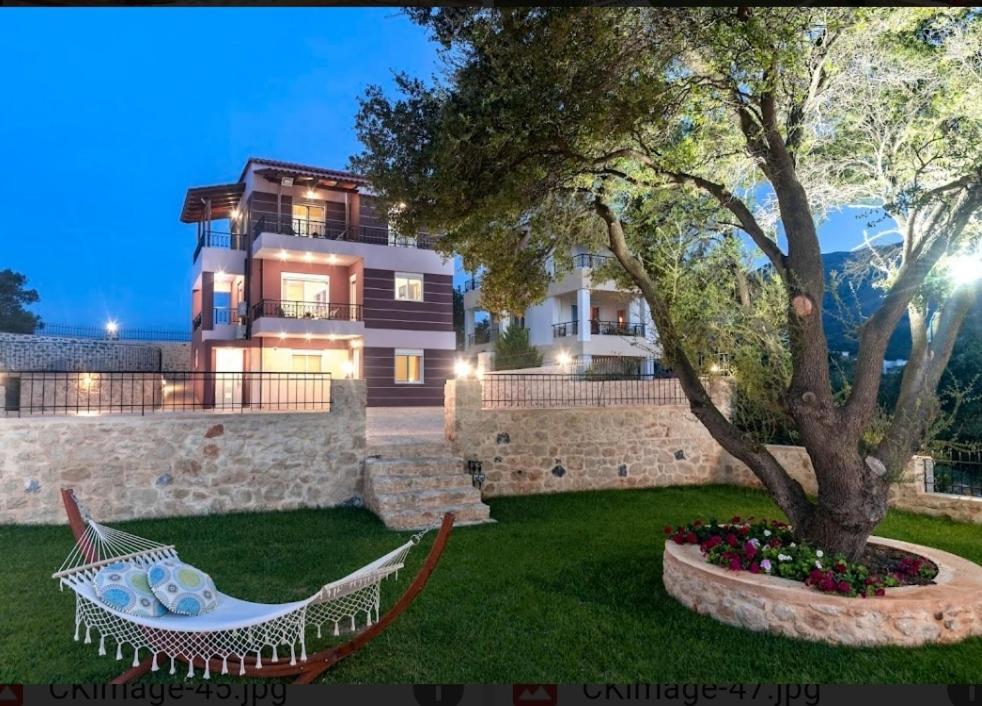Villa Kermes Heated Pool Kournas Экстерьер фото